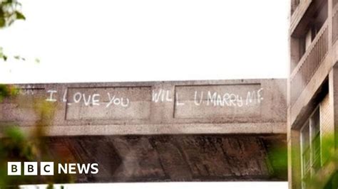 Sheffield 'I Love You' graffiti removed from Park Hill flats