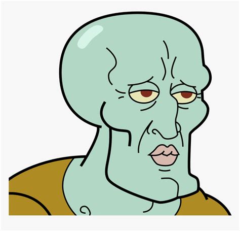 Handsome Squidward Clipart , Png Download - Handsome Squidward Transparent Background, Png ...