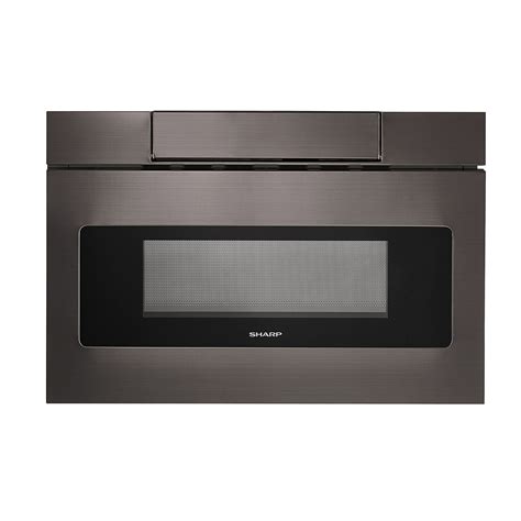 Sharp SMD2470AH Black Stainless Steel Microwave Drawer