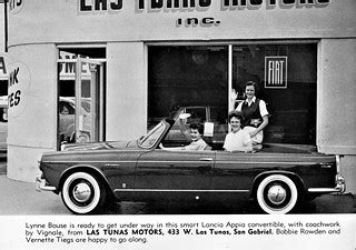 1958 Lancia Appia Convertible at Las Tunas Motors, San Gab… | Flickr