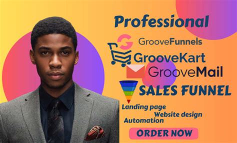 Design groove funnel landing page groovekart groovemail by Raphelle | Fiverr