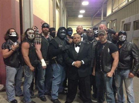 Picture of Taz and Bully Ray with Aces & 8s before the Brooke wedding ...