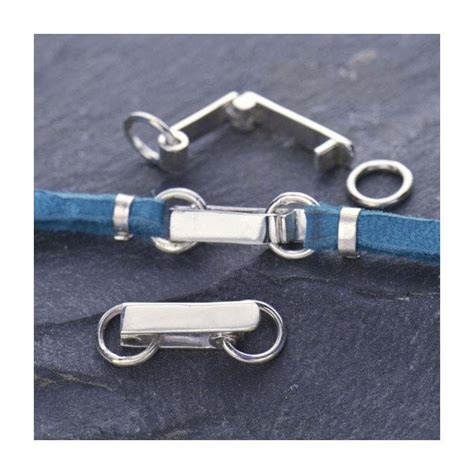 Sterling Silver Fold-Over Clasp with Attach Rings - RioGrande | Silver ...