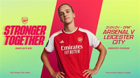 Tickets for Arsenal v Leicester Women on sale now | News | Arsenal.com