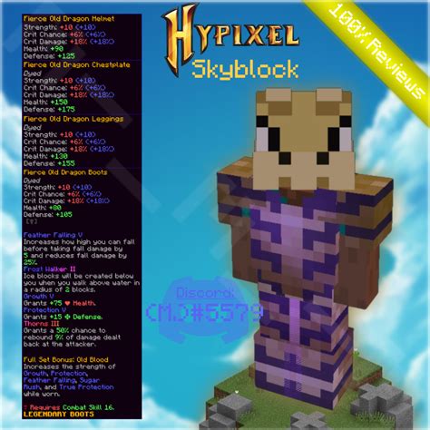 Hypixel Skyblock - Dragon Armor SETS *MAXED* - (Fast & Safe 100% seller) | eBay