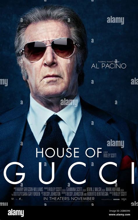 HOUSE OF GUCCI, US character poster, Al Pacino as Aldo Gucci, 2021 ...