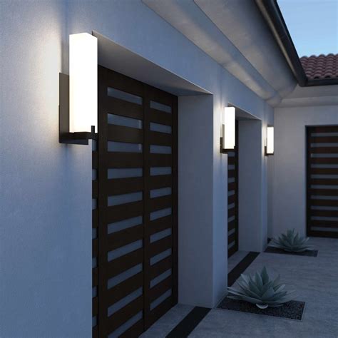 Cosmo Outdoor LED Wall LightSmall/Bronze / 4000K / None in 2022 ...