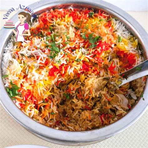 Easy Indian Chicken Biryani Recipe - Veena Azmanov