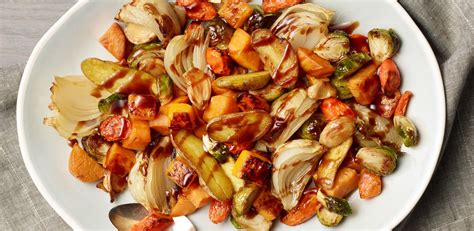 Roasted Vegetables with Balsamic Glaze | Recipe | Vegetable recipes, Roasted vegetables ...