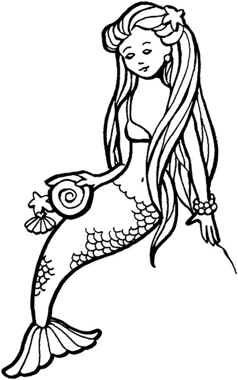 Coloring Now » Blog Archive » Mermaid Coloring Pages