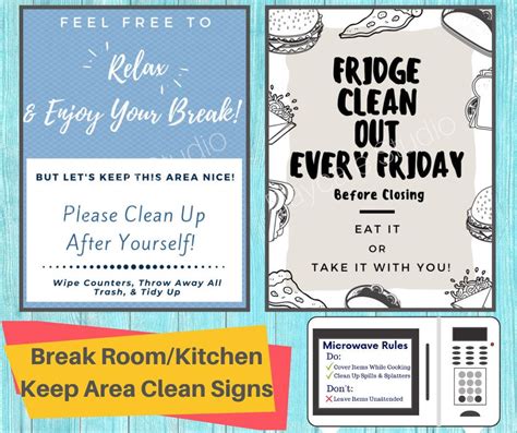 Fridge Clean Out Sign Printable