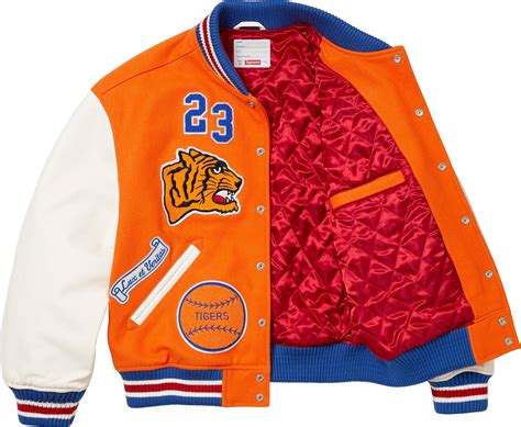 Tiger Varsity Jacket - fall winter 2023 - Supreme