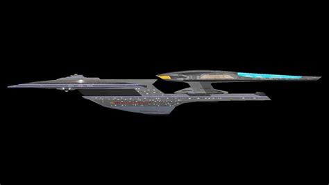 3D model Star Trek Excelsior II-Class Starship VR / AR / low-poly ...