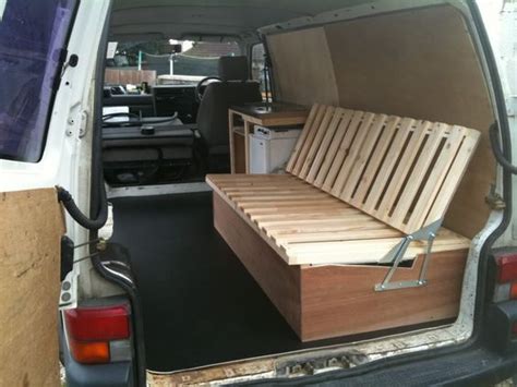 Self made wooden seat beds. Pics please - Page 2 - VW T4 Forum - VW T5 Forum | Campervan bed ...