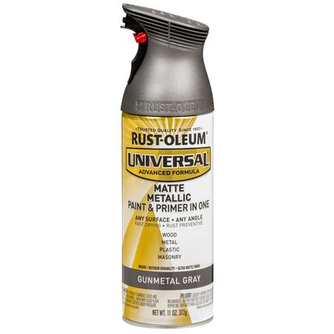 Gunmetal Gray, Rust-Oleum Universal All Surface Interior/Exterior Matte ...