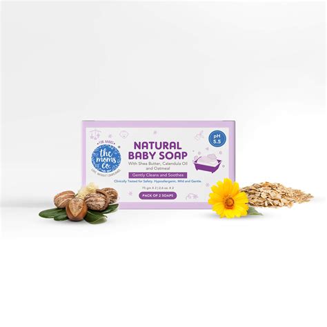 Buy Natural Baby Soap Pack of 2 - Gentle and Safe for Baby’s Skin