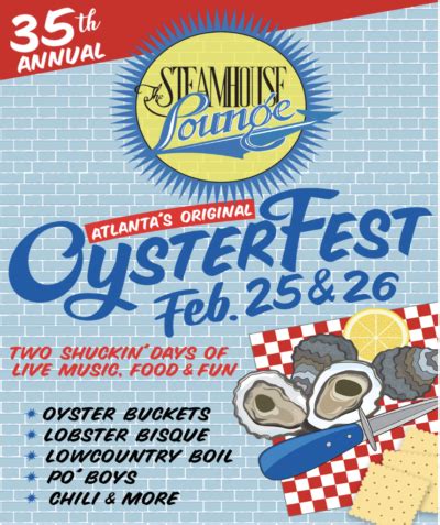 Steamhouse Lounge Oysterfest Returns for 2023!