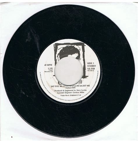 Do you really want to hurt me (1982) / Vinyl single [Vinyl-Single 7'']: Amazon.de: Musik