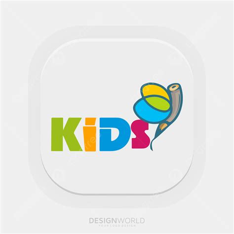 Design Ideas Vector Hd Images, Letter Kids Vector Logo Design Idea ...