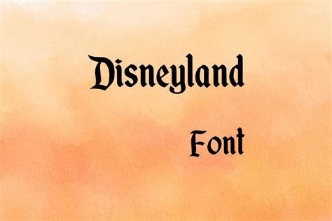 Disneyland Font Free Download