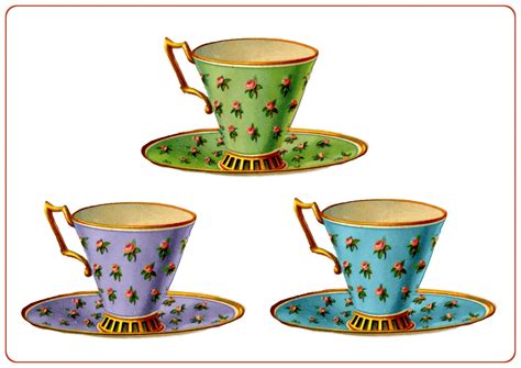 Coffee Tea Cups Vintage Free Stock Photo - Public Domain Pictures