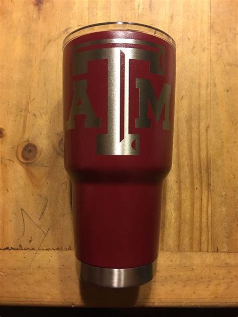 Yeti Rambler 30 Ounce Texas A&M | Yeti rambler, Etsy, Yeti