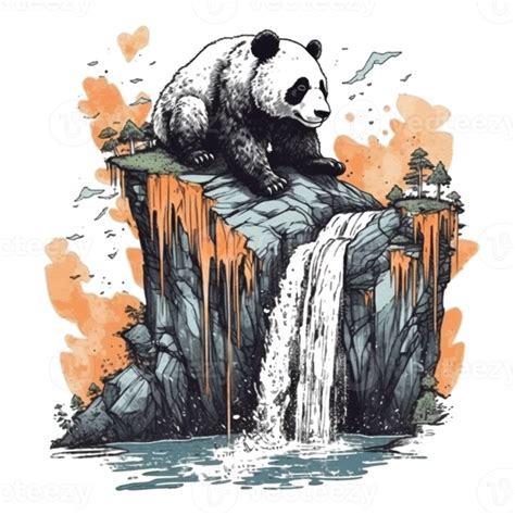 Watercolor painting of Cute Panda 22833453 PNG