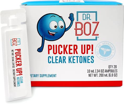 Amazon.com: Dr. Boz - Pucker UP! Clear Ketones - 20 Servings - Pure ...