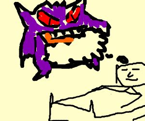 Gengar used Dream Eater! - Drawception