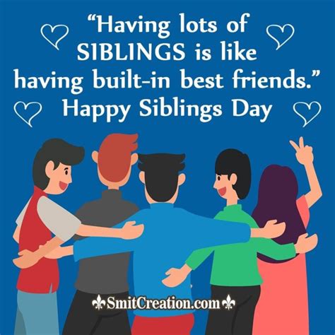 Happy Siblings Day Quotes - SmitCreation.com