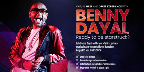 Homejam Virtual Tamil Concert Featuring Benny Dayal at Online event ...