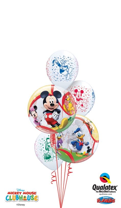 Mickey Mouse and Friends Bouquet 4 balloons vancouver JC Balloon Studio