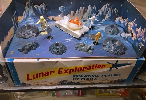 Space Garage: Marx Toys "Lunar Exploration" Miniature Playset, 1969 ...