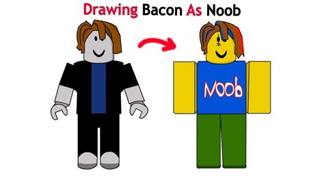 Roblox Bacon Hair Drawing - Jogando Fortnite No Roblox Monkeize