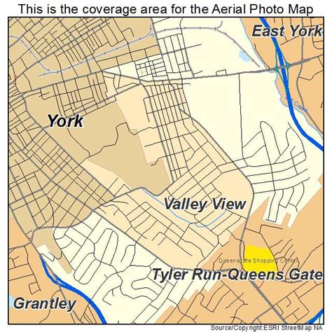 Aerial Photography Map of Valley View, PA Pennsylvania