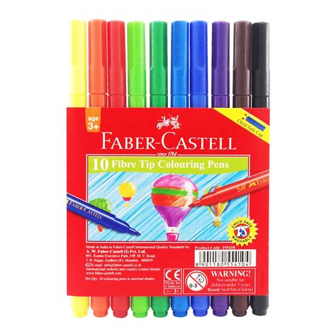 Faber-Castell Fibre Tip Coloring Pens 10s - Department Store | CSI Mall