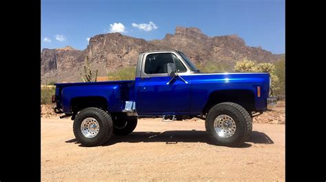 1978 Chevy K10 stepside 4x4 - YouTube