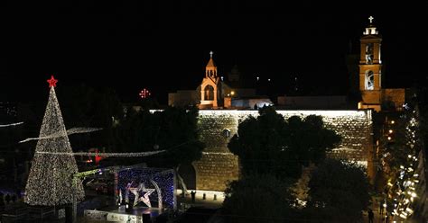 Christmas tree-lighting in Bethlehem a muted, virtual event - The Mainichi