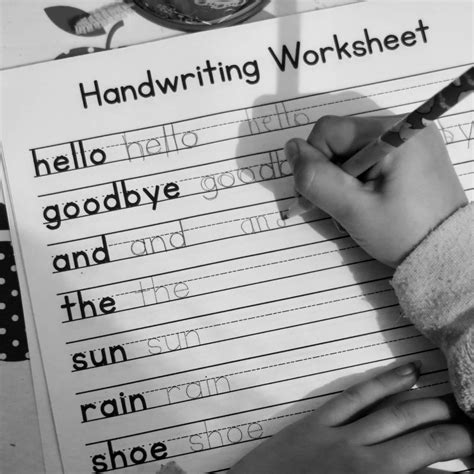 Printable Handwriting Practice Sheets