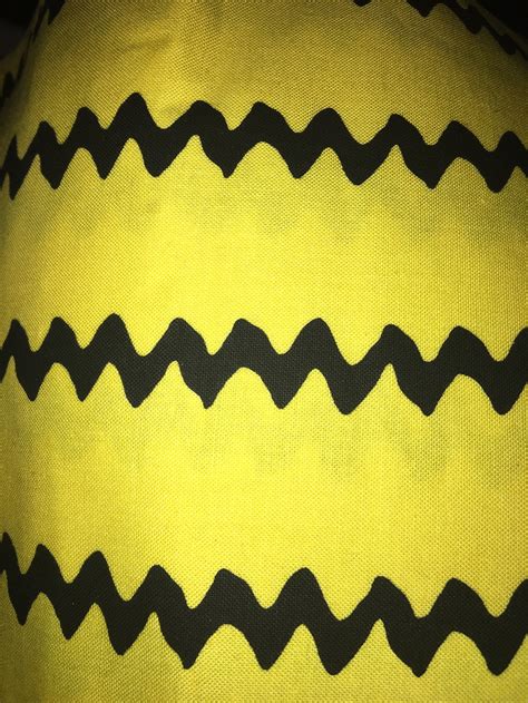 Yellow and black Charlie Brown shirt inspired mask with filter | Etsy