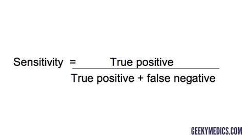 Statistics | Sensitivity, Specificity, PPV and NPV | Geeky Medics