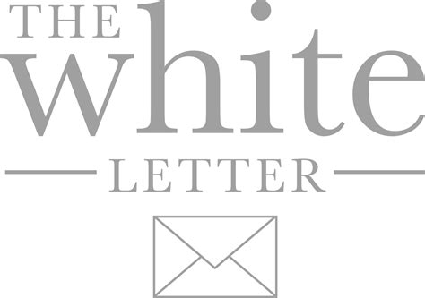 White Letter Logo - LogoDix