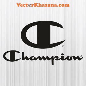 C Champion Black SVG | C Champion Logo PNG