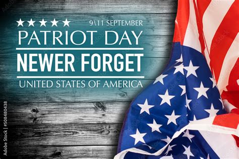 Patriot Day Typography Over Flags Background. Stock Photo | Adobe Stock