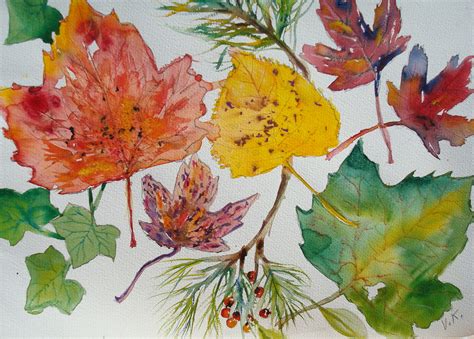 How to Paint Fall Leaves in Watercolor: 7 Steps - wikiHow