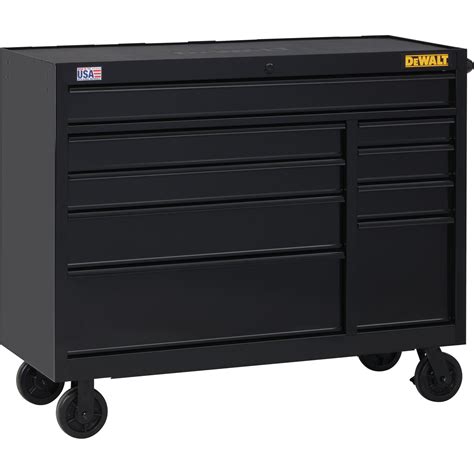 Dewalt Rolling Tool Chest, 9 Drawers, 51-3/4" W x 21" D x 42-1/2" H ...