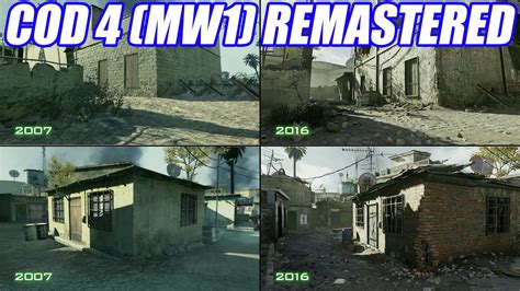 Cod 4 (MW1) Remastered Maps!!! - YouTube