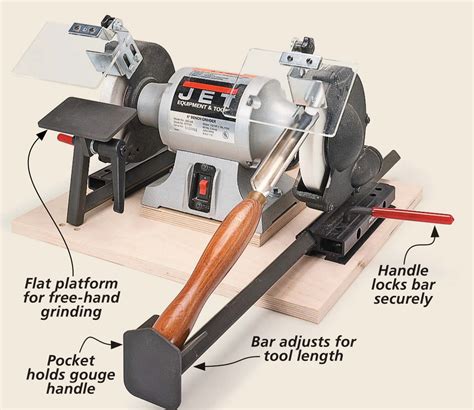 Bench Grinder Tool Rests for Sharpening | Woodsmith