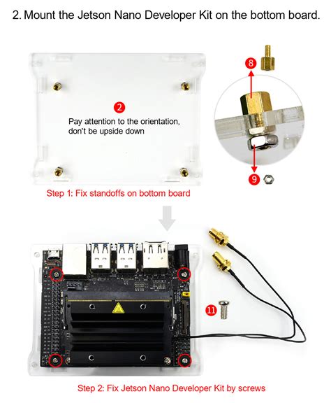 Acrylic Case (Type A) for the Jetson Nano Developer Kit