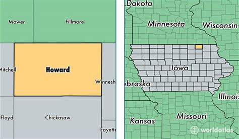 Howard County, Iowa / Map of Howard County, IA / Where is Howard County?